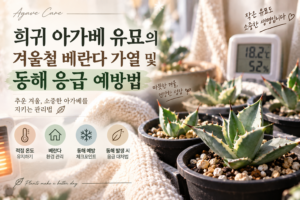 겨울철 아가베 유묘 관리법